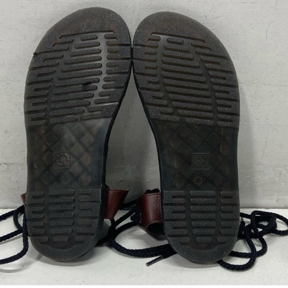 Dr. Martens Brown Leather Lace-Up Gladiator Sandals - Picture 6 of 7